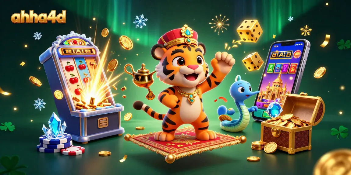 Experience thrilling gameplay with ahha4d through vibrant casino elements in an ultra-detailed 3D scene.