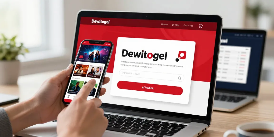 Pengalaman pengguna dewitogel dengan antarmuka modern dan login praktis.