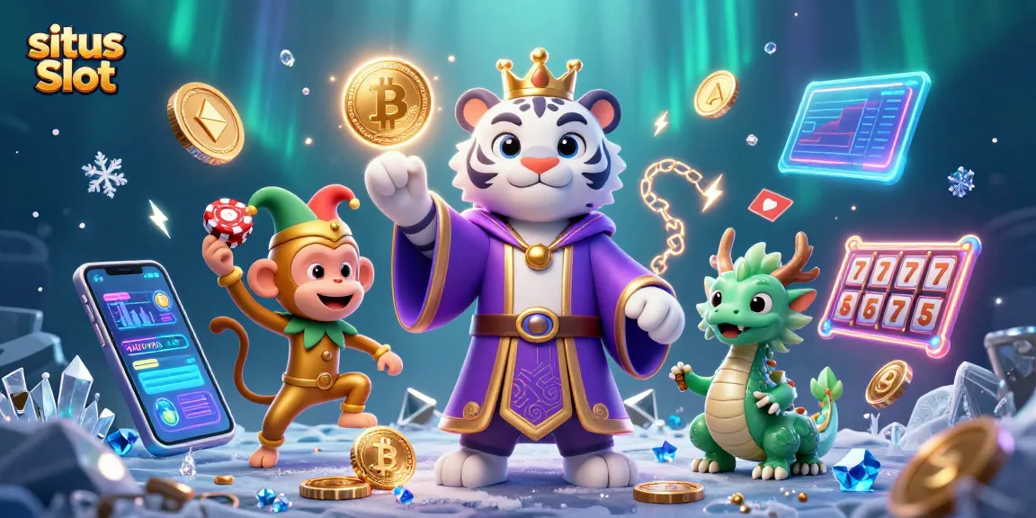 Experience exciting gameplay at situs Slot featuring vibrant characters amidst a dazzling casino scene.