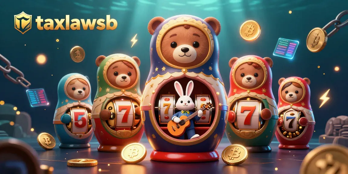 Engage with taxlawsb in a vibrant casino scene filled with animated casino dealers and slot reels.