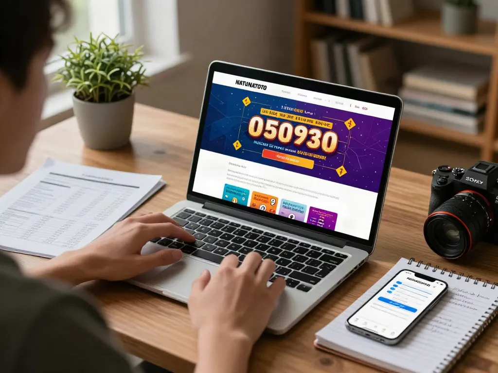 Proses mudah natunatoto login untuk memasang angka cantik dengan tampilan menarik dan promosi di latar belakang.