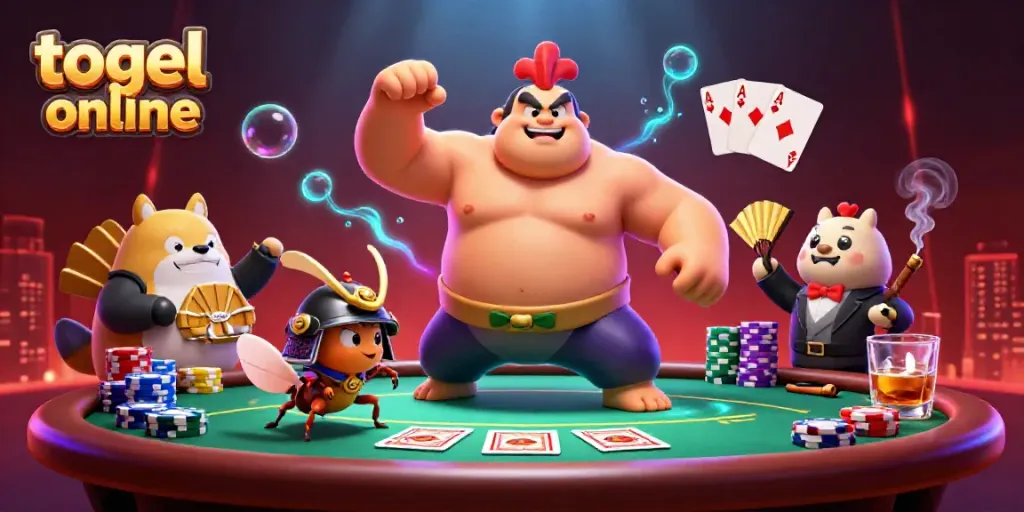 Gamer beraksi dengan togel online dalam suasana kasino yang dinamis dan menarik.