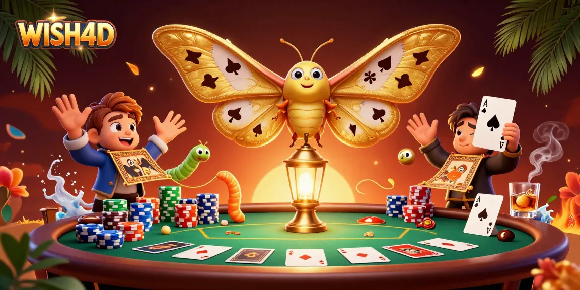 Menang lebih dengan WISH4D, ilusi kasino dengan kupu-kupu 3D dan elemen judi yang memukau.
