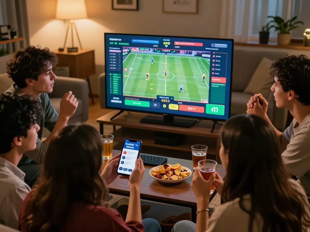 CakhiaTV empowers friends to engage in live sports betting as they cheer for their favorite teams together.