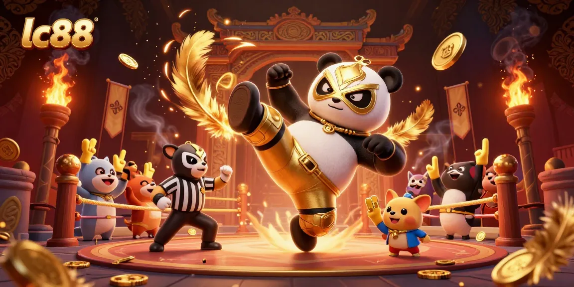 Experience thrilling adventures with lc88's exciting games, featuring dynamic cartoon characters and a vibrant casino atmosphere.