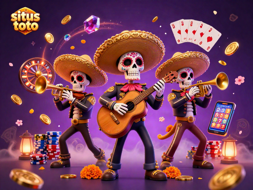 Mengambil peluang menang di situs toto dengan karakter mariachi dan elemen kasino yang menakjubkan.