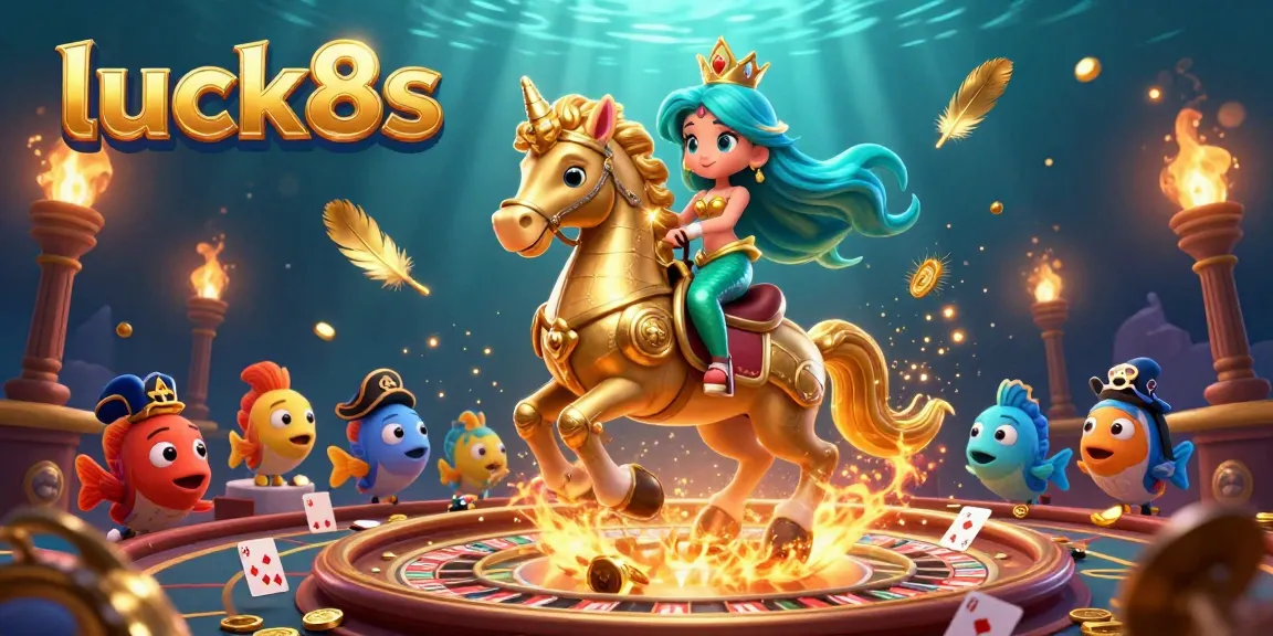Watch luck8s bring excitement to your gaming experience with a vibrant 3D casino paradise.