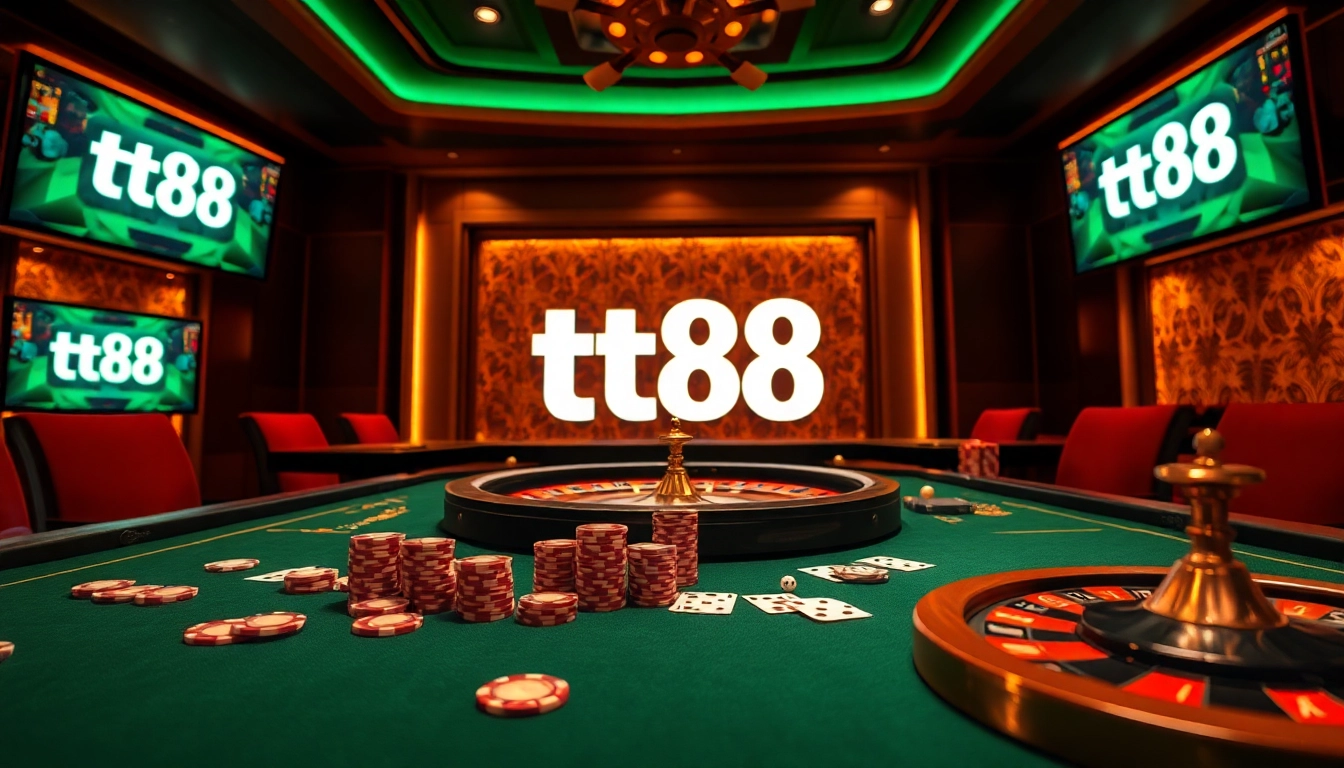 Experience the excitement of tt88 with vibrant casino games and professional poker tables.