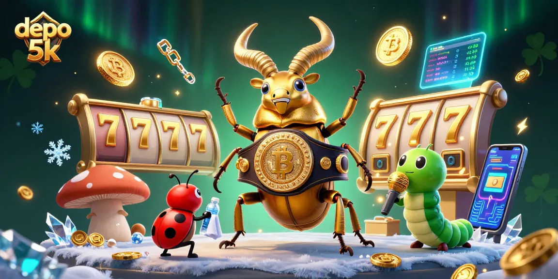 Engage in the thrill of depo 5k gameplay with captivating characters and casino-themed elements.