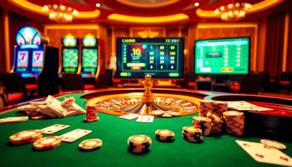 Engage in the thrilling đăng ký ee88 process while enjoying vibrant casino games and a luxurious atmosphere.